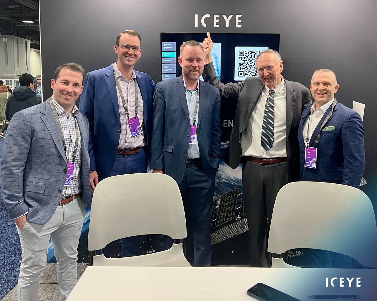 iceye_global's tweet image. Hi from Washington, DC! Our team had the pleasure of welcoming @Esri&apos;s @JackDangermond at our booth at the Esri #FedGIS Conference.

We&apos;re especially honored because, as a Silver Partner, ICEYE&apos;s property-level flood insights just became accessible via #ArcGIS software last week.