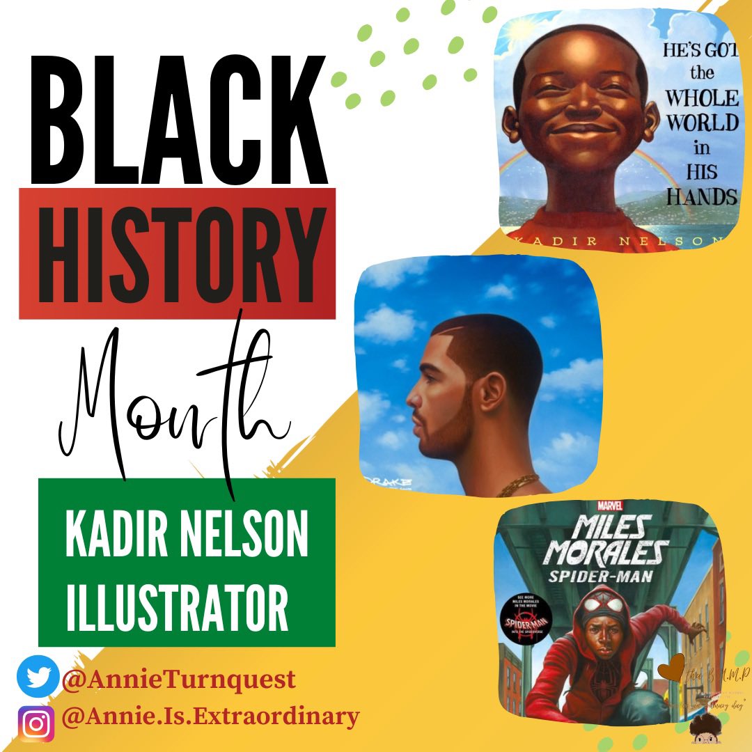 CyndiTurnquest's tweet photo. Happy #BlackHistoryMonth  2023 #thabump is celebrating Children Book ILLUSTRATOR Kadir Nelson. Best known for his paintings often featured on the covers of The New Yorker magazine. #blacklibrariansmatter #librariansinallschools #readingsavelives #kadirnelson #Illustrator https://t.co/SuL9ibkmjp