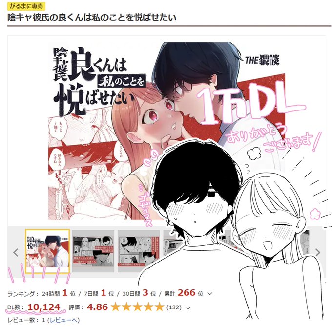 陰キャ彼氏の良くんは私のことを悦ばせたい/THE猥談\10,000DL/ 沢山の方に見て頂き嬉しいです。ありがとうございます! 