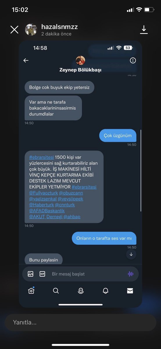 SuIdill's tweet photo. #ebrarsitesi 1500 kişi var yüzlercesini sağ kurtarabiliriz alan çok büyük. İŞ MAKİNESİ HİLTİ VİNÇ KEPÇE KURTARMA EKİBİ DESTEK LAZIM MEVCUT EKİPLER YETMİYOR #ebrarsitesi @Fullyaozturk @obuzcann @yagizsenkal @veysiipeek @Haberturk @cnnturk @AFADBaskanlik @AKUT_Dernegi @ahbap https://t.co/nj5FY9HxF6