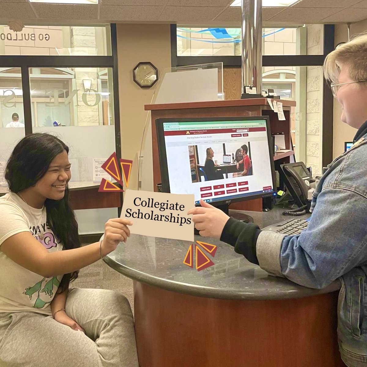 Todays #FinancialAidFebuary word is Collegiate Scholarships. All Collegiate Scholarships are open! Find the link to your Collegiate scholarships on the OneStop Website under the 'Scholarships' tab to see which ones are still available. 

#umd #duluth #rolldogs