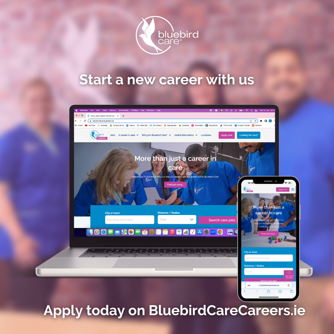 Do you want a career in care?

Well, our family is constantly growing!
And the process has never been easier 💙

Start a new career with us and apply online today via the link below ⬇️
bluebirdcarecareers.ie