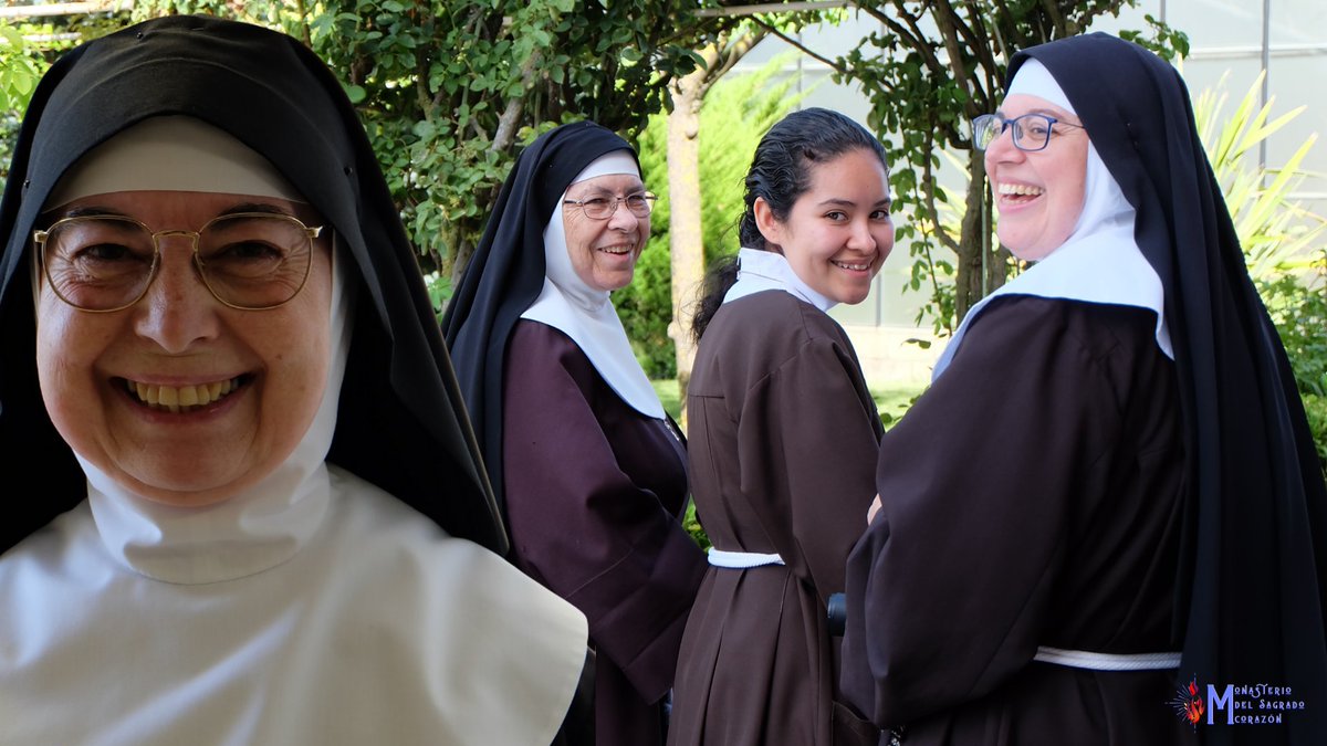 Si sonreír, multiplica nuestra capacidad de alegría. Hoy te regalamos nuestra sonrisa, porque nuestra oración ya la tienes. 
Dios os quiere, nosotras también.