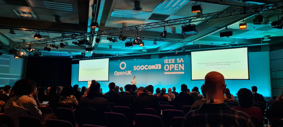 wikimediauk's tweet photo. We've had a great time at #StateOfOpenCon23! Really enjoyed @jimmy_wales's keynote this morning. Drop by our table on floor three to say hi 👋
#SOOCon23 #OpenData #Wikidata #KnowledgeActivism https://t.co/hrXHIx5NLJ