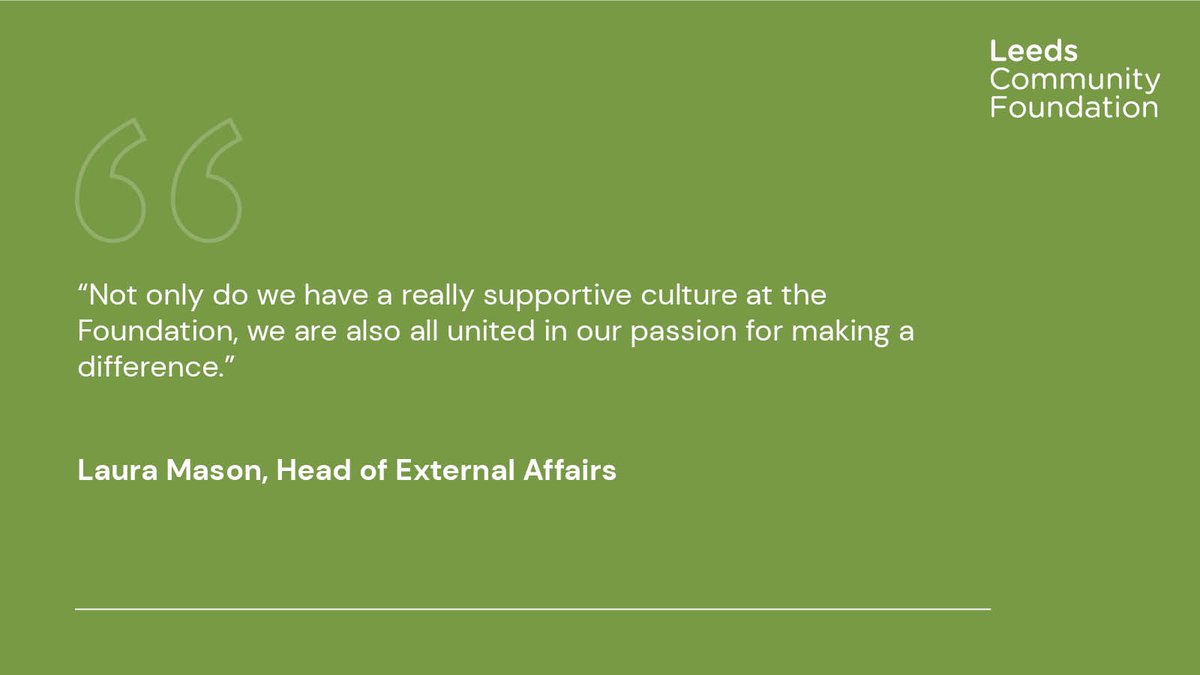 Leeds Community Foundation tweet media