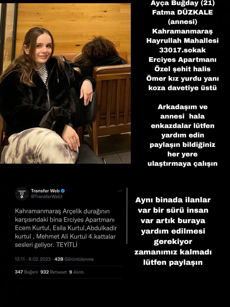 Akartal_'s tweet photo. @PincTivi Lütfen artık maraş’a arkadaşımıza da bakın :( kaç saat kaç gün oldu hala ilgilenen yok bu insanlar bu sogukta ne yaparlar.. Hatay patlak verdiği için Maraş’ı göstermiyor haber kanalları Maraş’ta çok kötü lütfen paylaşalım https://t.co/b8UXk4UAzl