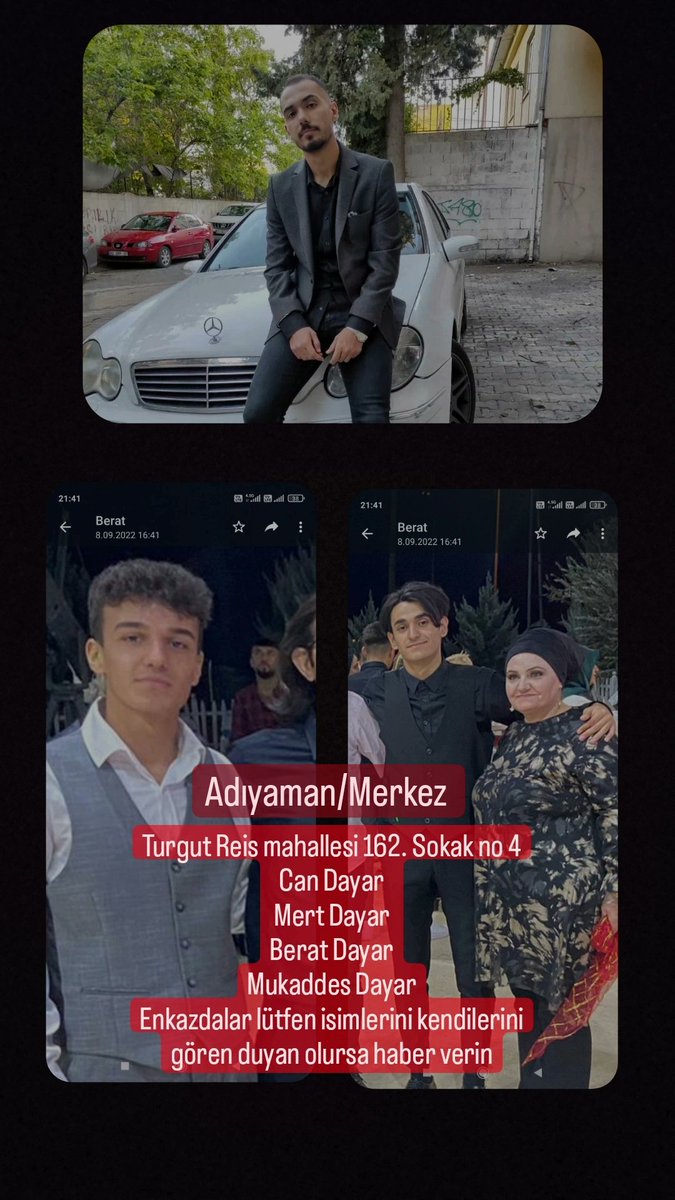 BenSinemm's tweet photo. @mardinbeyi_47 Hala Enkazdalar lütfen bu adreslere gidin lütfen https://t.co/XiQ55lcZYI