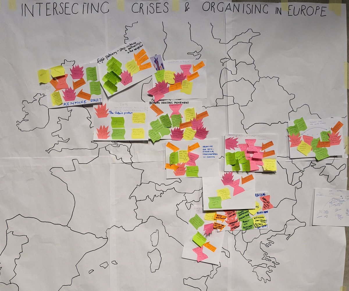 Great Workshop from Tashy &amp; Steve this morning at #ECON General Assembly with a very smart methodology to map #Megatrends &amp; intersecting crisis as a context for #Organizing in #Europe