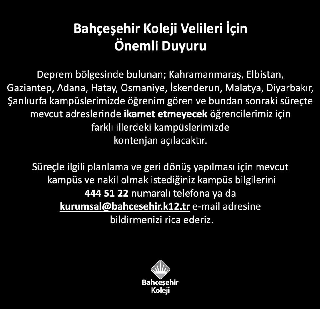 koccozlem's tweet photo. Bahçeşehir Koleji Velilerimiz için önemli duyuru ! 
@bahcesehir_k12 https://t.co/NywUWewsKW