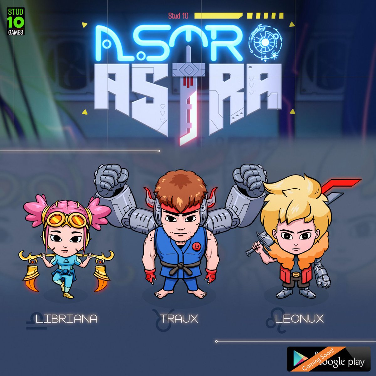 Meet fighters from our game #AstroAstrA
Stay tuned for more updates, and follow us on #socialmedia!
#gamedev #gameart #conceptart #mobilegames #casualgames #hypercasualgames #unitygames #astrology