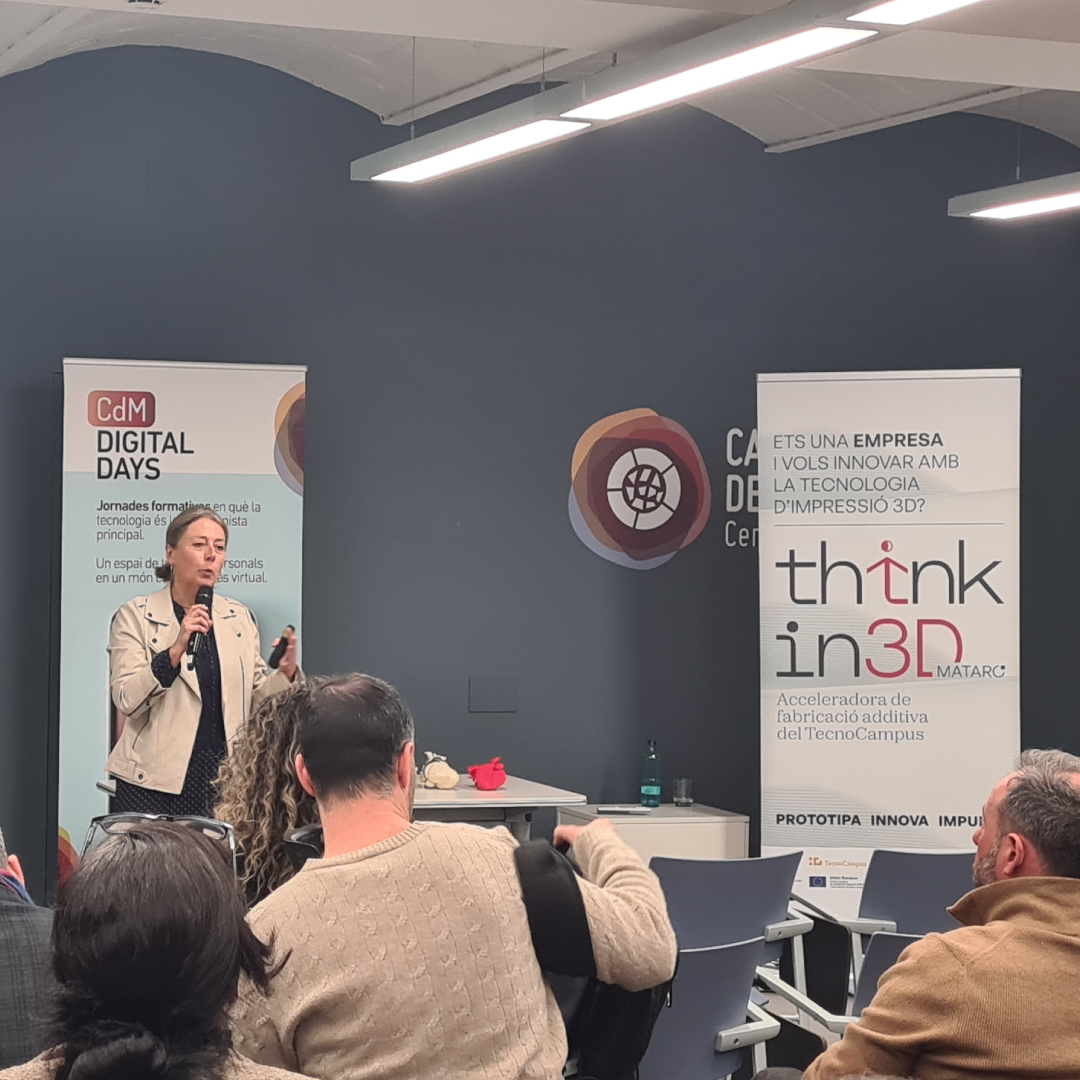 Avui presentem l'acceleradora #ThinkIn3D Mataró al Centre d'Empreses Casa del Marquès del Masnou, en el marc de les jornades digitals "Tecnologia, salut i benestar".

#healthin3D #incubadora3d #TecnoCampus #additivemanufacturing #impresion3D #3Dprinting  #acceleradora3D