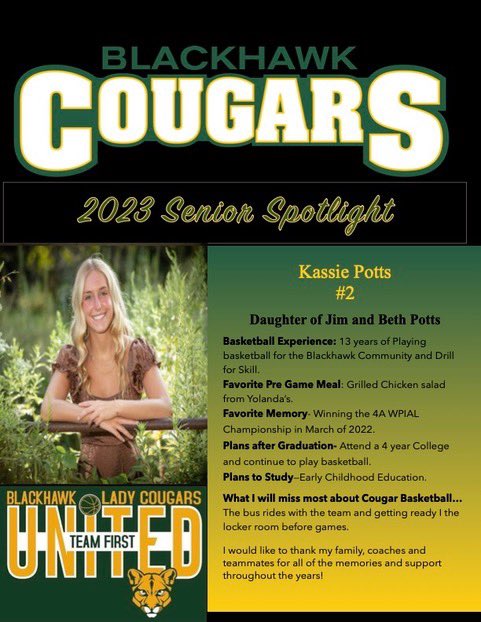 Lady Cougars tweet media