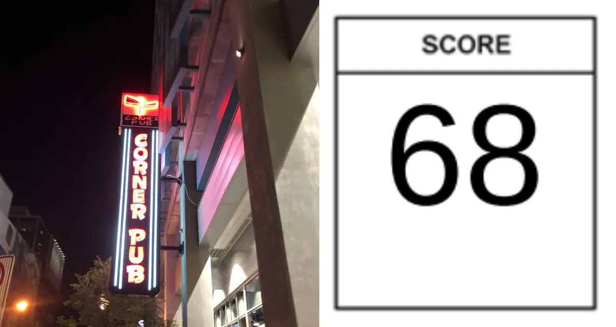 Scoop Nashville on Twitter "ScoopNashville — Corner Pub Downtown scores 68 on health