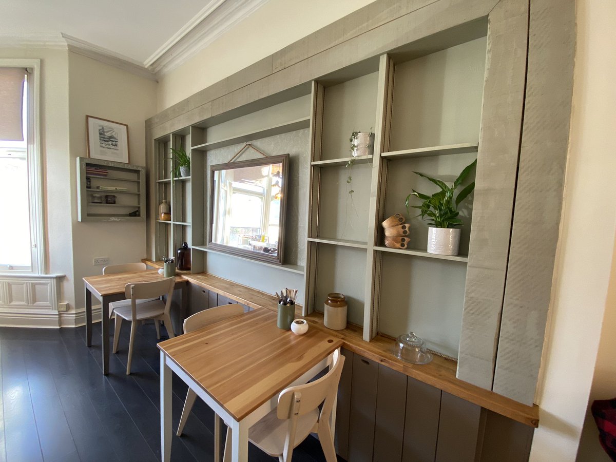 BIG NEWS!!! 

The kitchen nook is back with new tables and seating. Now it means we can welcome even more your lovely faces into our cosy Pantry space.

Remember we are now open 6 days a week, so you can come grab a fix from Tuesday through to Sunday. 

X