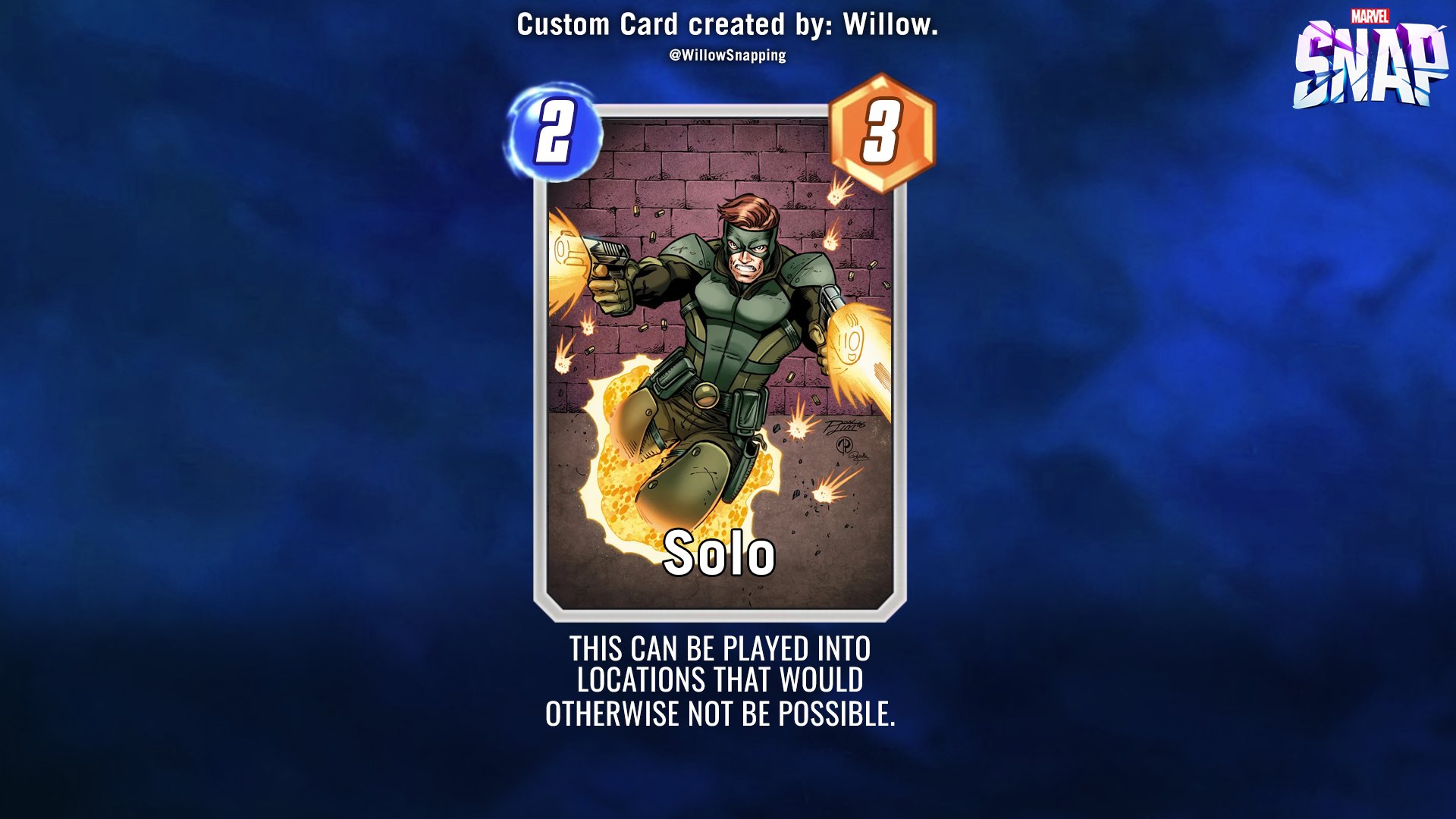 14 Fan-Made Marvel Snap Cards by @WillowCCG 