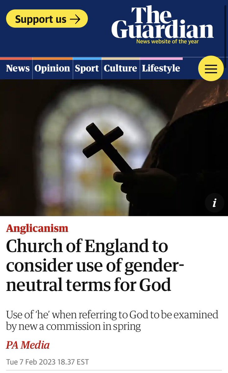 TheologyBad's tweet photo. It’s been one long theological tumble downhill since the Anglicans went their own way. https://t.co/XwgHH5oiS7