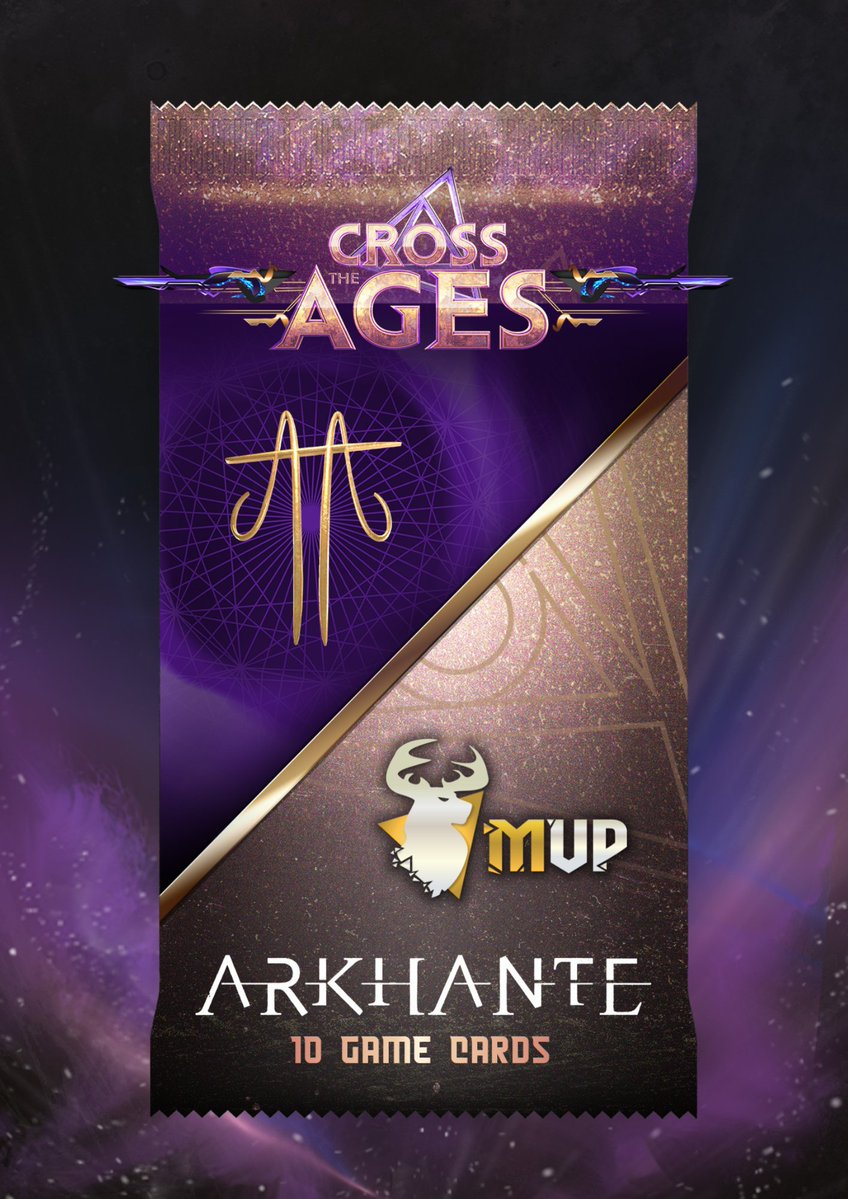 🚨Giveaway : 100 MVP X Cross The Ages boosters 🚨

🥵 These exclusive boosters contain 10 cards and allow you to play the early access !

📋 To enter, simply follow us, <a href="/CrossTheAges/">Cross The Ages</a> and RT this tweet
⏱️ [48H]

🍀 Good Luck everyone