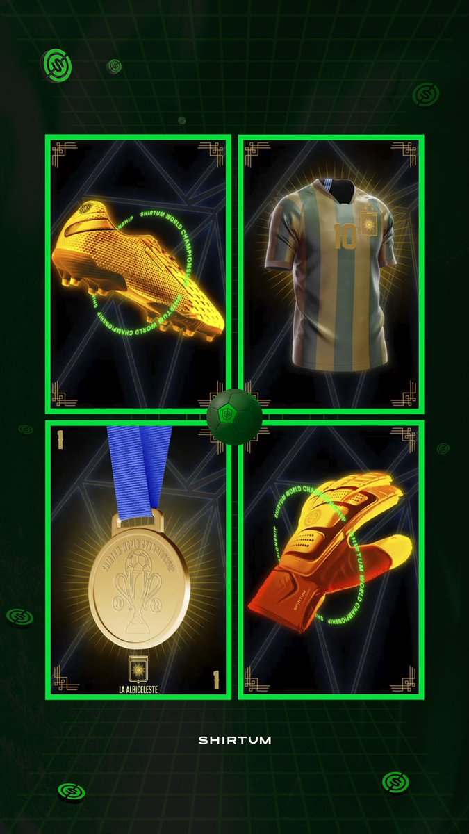 Shirtum's tweet image. #SWC22 AWARDS!

The winners of the following NFTs will find their awards in their wallets.

🧤 Best Goalkeeper.
⭐️ MVP.
⚽️ Top Scorer.
🇦🇷 All NFTs from ALBICELESTE.

‼️ The 100 best-performing NFTs will also receive and NFT Award.

🎟️  Getting a free pass to our next P2E game.
