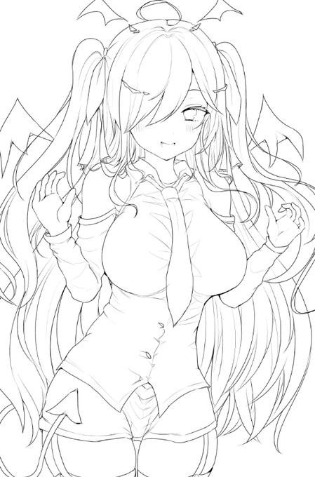 線画のれんしゅう 