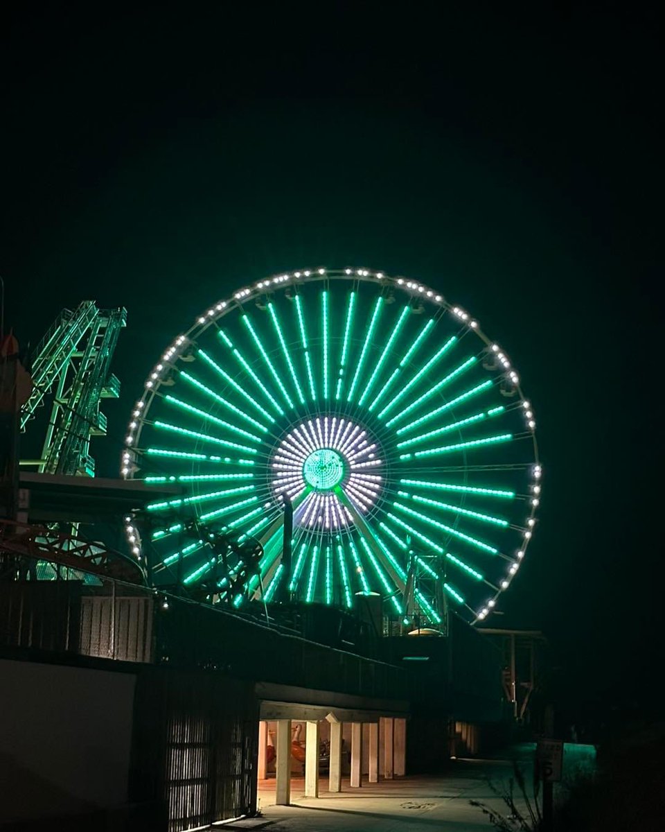 PHLEaglesNation's tweet photo. Wildwood, NJ is green for the Birds. 🦅 https://t.co/78eDLvYcCi