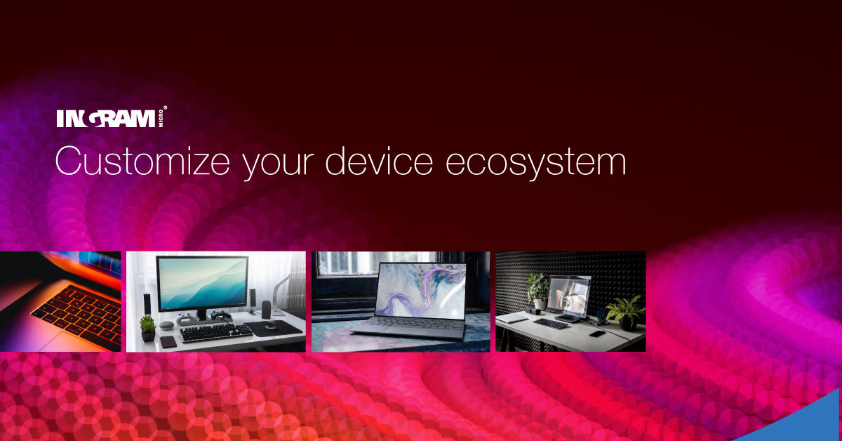 IngramMicroUSA's tweet image. Customize your device ecosystem 💻
Step 1: Introduce your business to a portfolio of industry-leading manufacturers.
Step 2: Benefit from unrivaled ease of business.
View the line card today: bit.ly/3XF92Uy
#clientsolutions #Imaginenext #customerdriven #ingrammicro