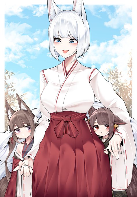 #AzurLane  #アズールレーン

巫女服加賀さん!😄 