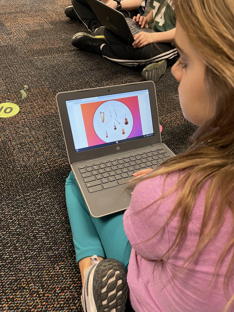 GurneyMusic's tweet photo. Centers today in music class! 🎶The third graders show what they know as our instrument families unit comes to an end. 🥁🎻🎺🎷 https://t.co/u0xKehv5j7
