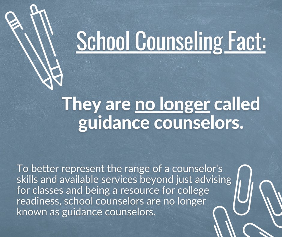 CPS_GSU's tweet photo. School counselors do much more than scheduling classes and advising for college admission! https://t.co/9ajUKYYNxe
