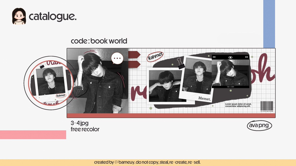 RETWEET kalau kalian mau layout book world