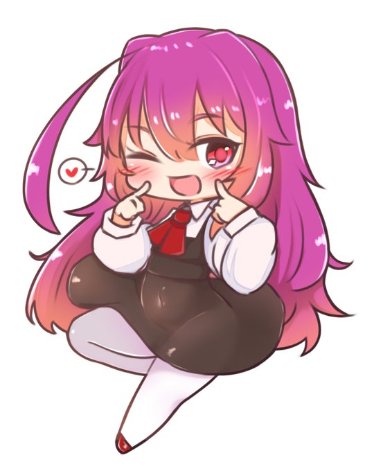 前に描いた下半身ちょいむっちりデフォルメゆのみちゃん #茶畑ゆのみ絵画 