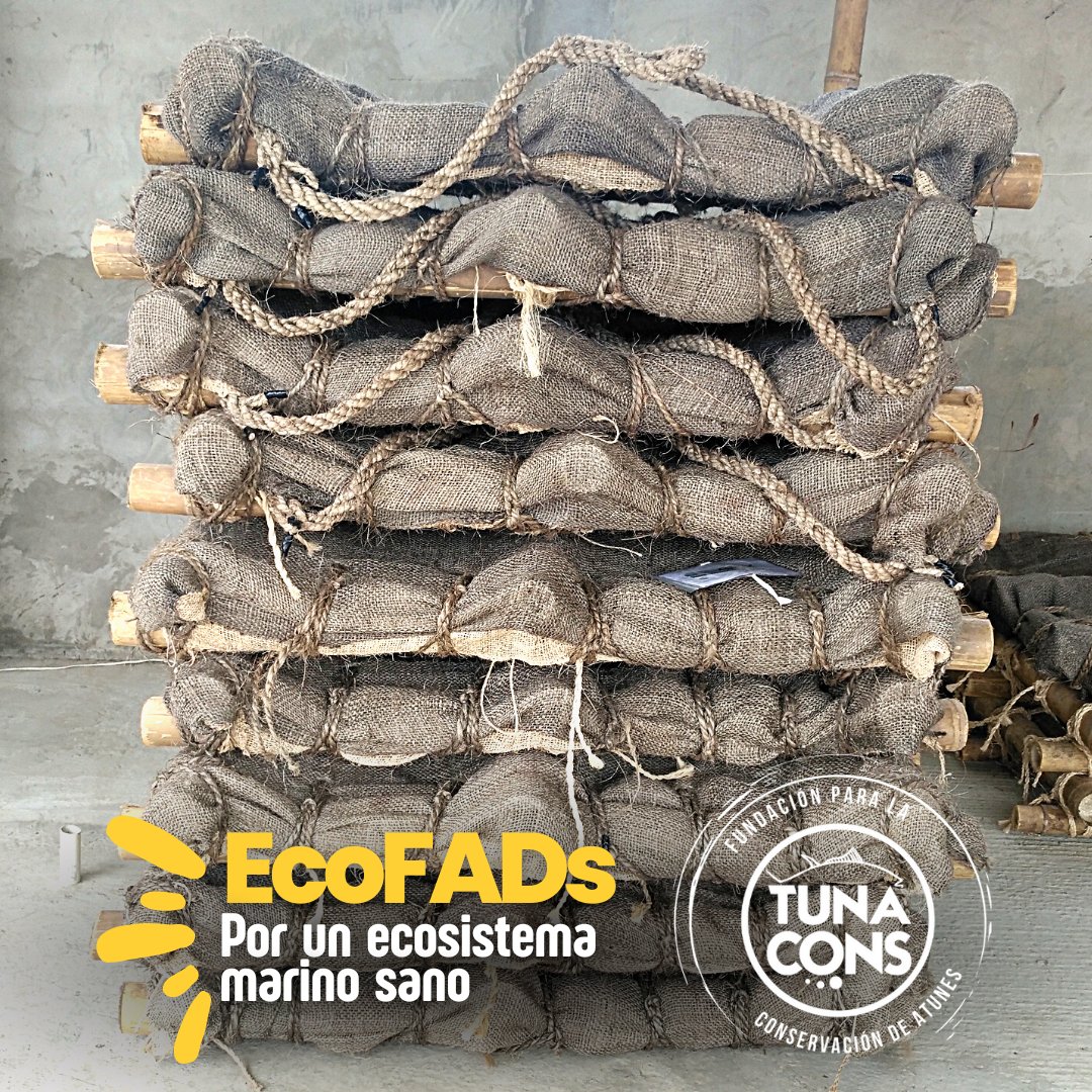 TUNACONSorg's tweet photo. En TUNACONS, nos apasiona proteger nuestros océanos y la vida marina. Hemos desarrollado un prototipo nuevo y mejorado que nos ayude a alcanzar nuestros objetivos de sostenibilidad elaborados con materiales degradables llamados #EcoFADs https://t.co/LXJc1YL2ir