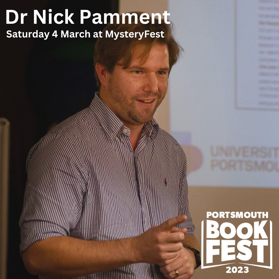 Delighted to welcome the return of Dr Nick Pamment to this year's #MysteryFest on Sat 4th March in #Portsmouth. Nick will be talking about wildlife crime in what promises to be a fascinating expert talk🐦. Tickets and full programme at librariesandarchives.portsmouth.gov.uk/public-library…