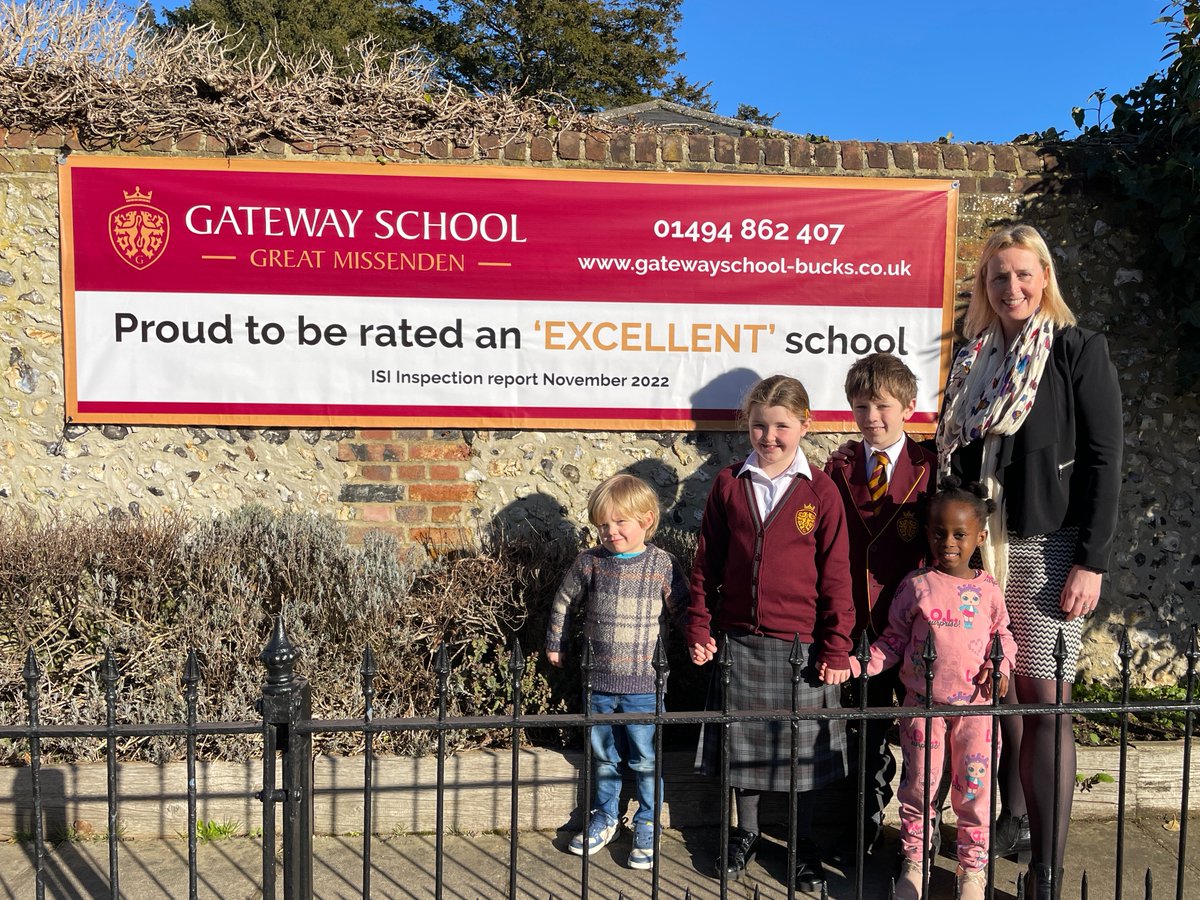 We have fantastic news!  Gateway School has been rated 'EXCELLENT' in all areas in a recent ISI Inspection.

You can read the full report on our website - gatewayschool-bucks.co.uk/about-gateway/…