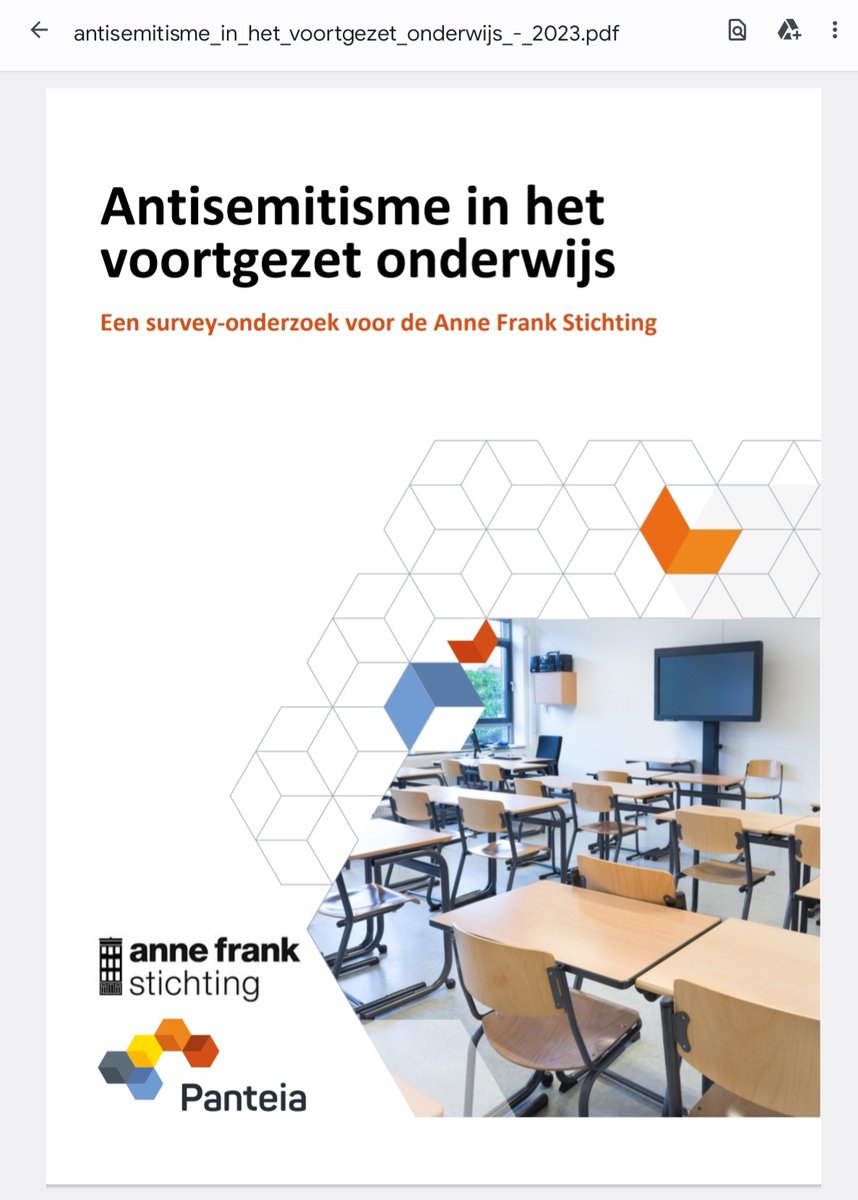 lewinskylou2's tweet photo. ANTISEMITISME IN HET VOORTGEZET ONDERWIJS
Kijk ik even naar de #validiteit van dit onderzoek uitgevoerd door @Panteia in opdracht van @annefrankhouse. https://t.co/EYCms8s5PG