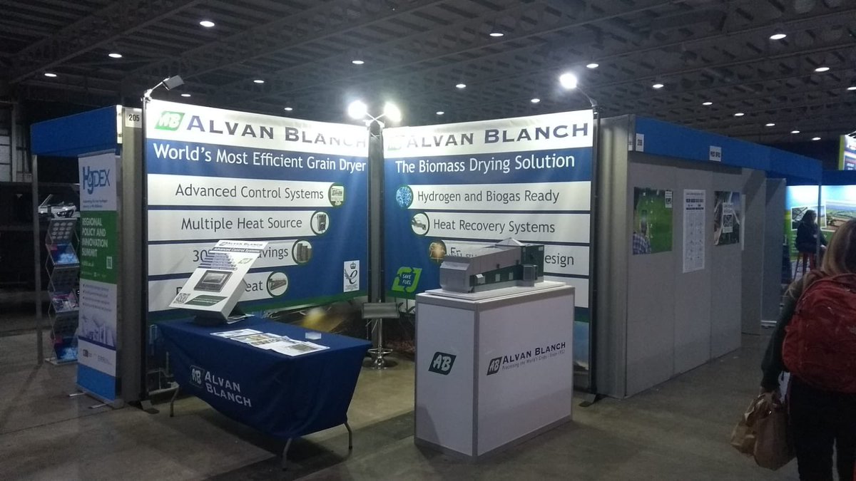 alvanblanch's tweet photo. Come and visit us on our stand today at the Low Carbon Agriculture show at the NAEC, Stoneleigh. #agrishow #agriculture #shows #exhibition #lowcarbon #alvanblanchdryer #manufacturedinbritain https://t.co/wFfKXLntId