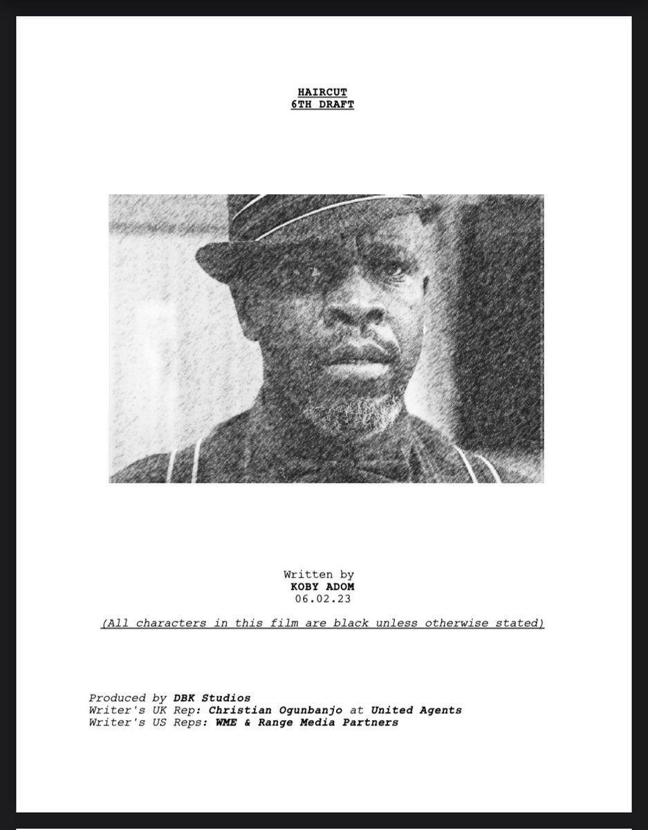 After my 2018 short film, I’m preparing to start making my debut feature film HAIRCUT (based on the short) because the streets is calling for it 😤 THREAD 🪡 🧵: