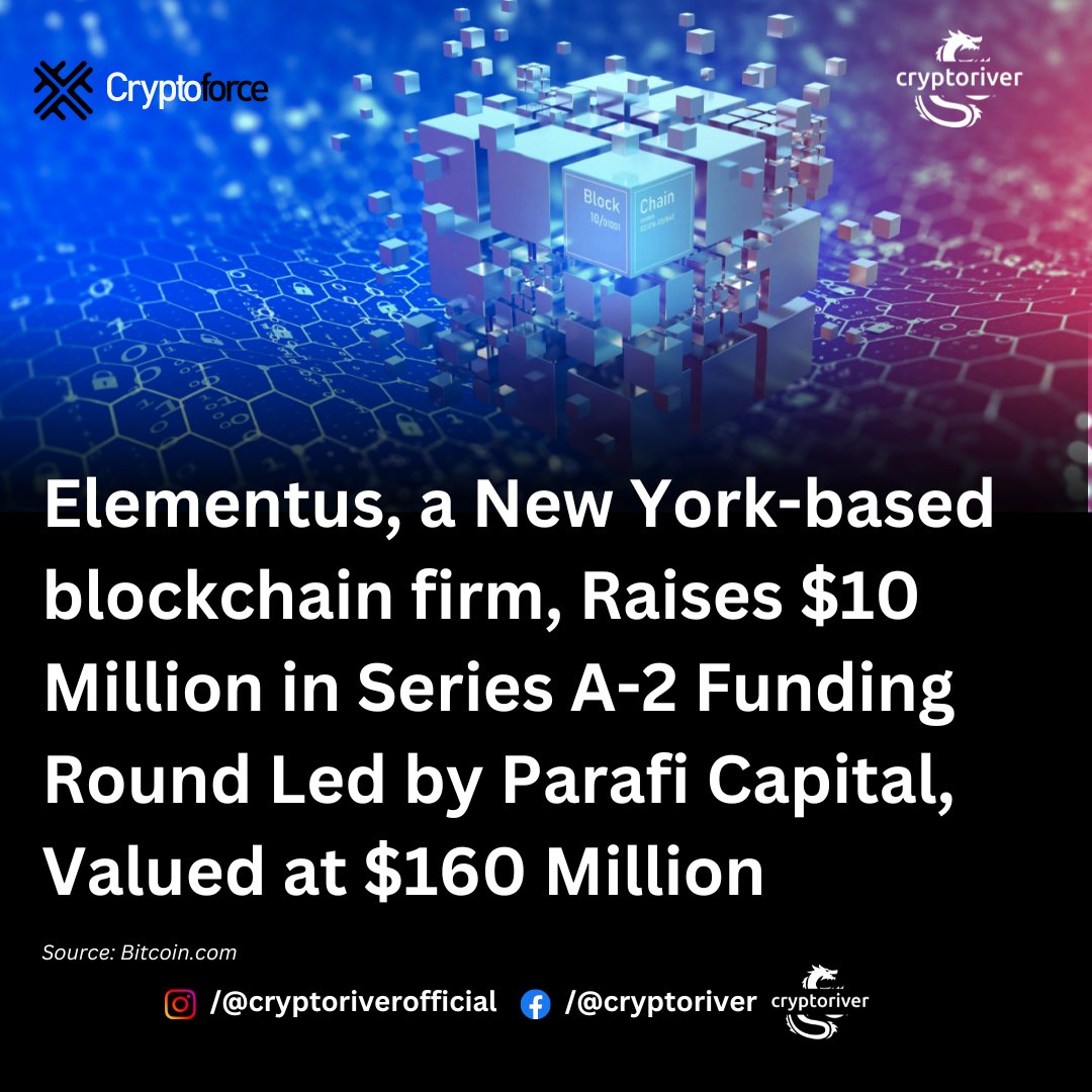 impritamkrdas's tweet photo. The funds will be used to further develop the infrastructure needed to make blockchain analytics more accessible through hiring and new product development.
@cryptoforcex #web3 #blockchaintechnology #funding #elementus #analytics  #cryptoforce #cryptoforcedragons #cryptocurrency https://t.co/75gJYvMtiJ