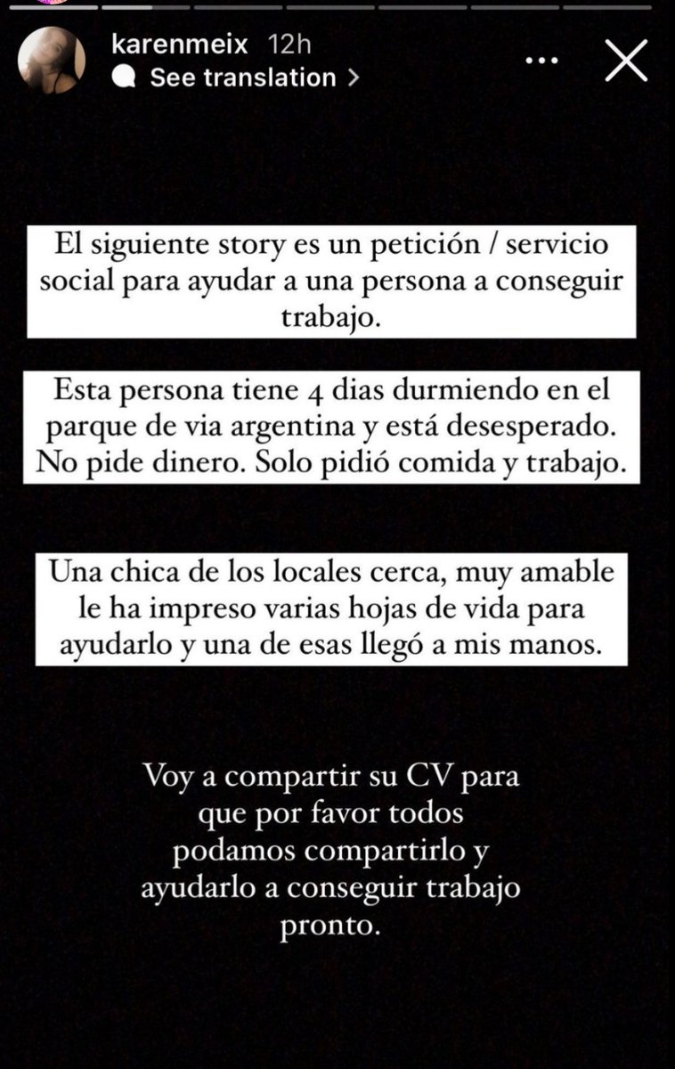 Este señor está durmiendo en el parque de Vía Argentina, está desesperado buscando trabajo. Tiene experiencia en el sector de restaurantes: Mesero y ayudante de cocina #Panama RT para que le llegue esa oportunidad