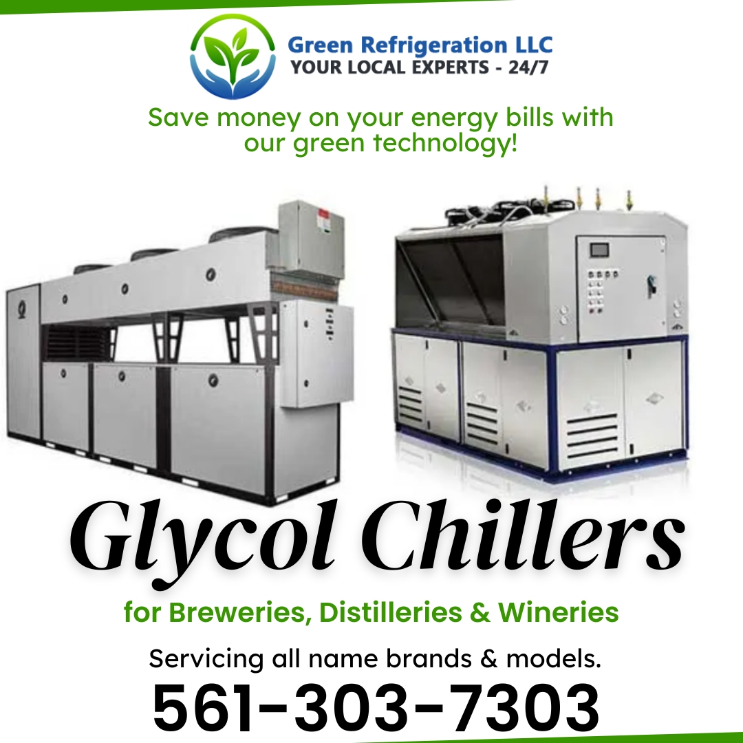 At Green Refrigeration LLC, we understand that your success is our success. That's why we're committed to providing the best #glycolchillerservices for breweries, distilleries, and wineries in #SouthFlorida.

✅ greenrefrigerationllc.com/service/glycol…

#glycolchillersbreweries #glycolchiller