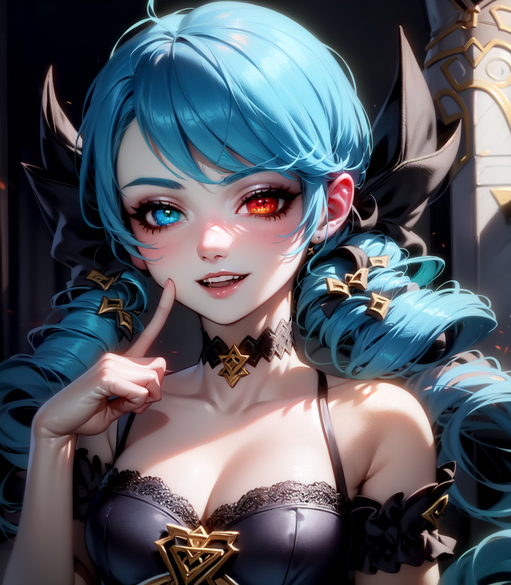 AI Gwen (league of legends) by Neuralart. AI, game art, Gwen, league of legends, lol, neuralart