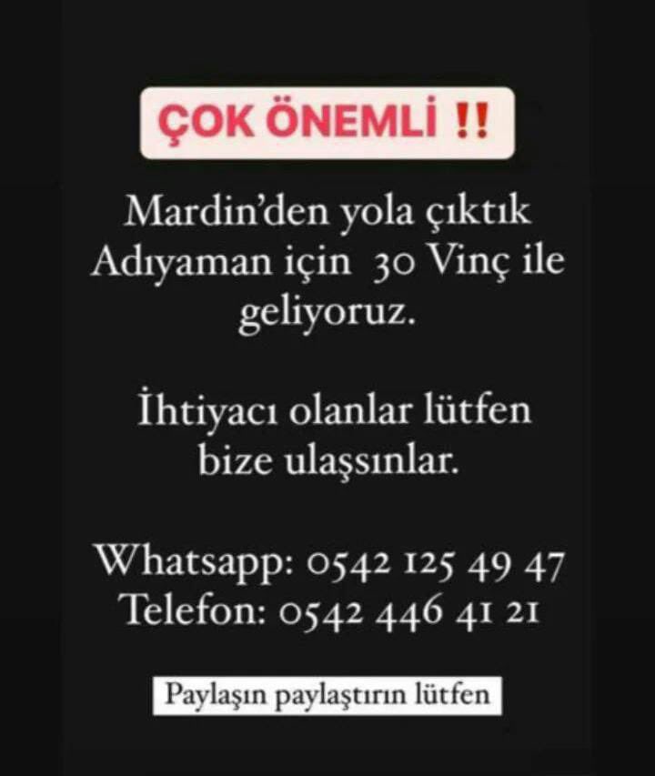 eslemsmom's tweet photo. #hatayiskenderun #AdiyamanYardimBekliyor https://t.co/wPdY5OHtDC