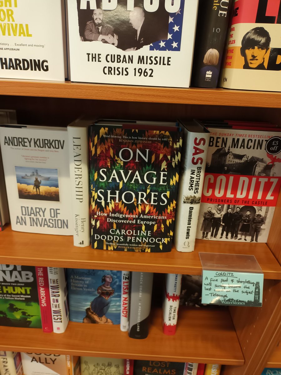 @carolinepennock #OnSavageShores has even reached @WaterstonesBos! Brilliant news! Even better book!!