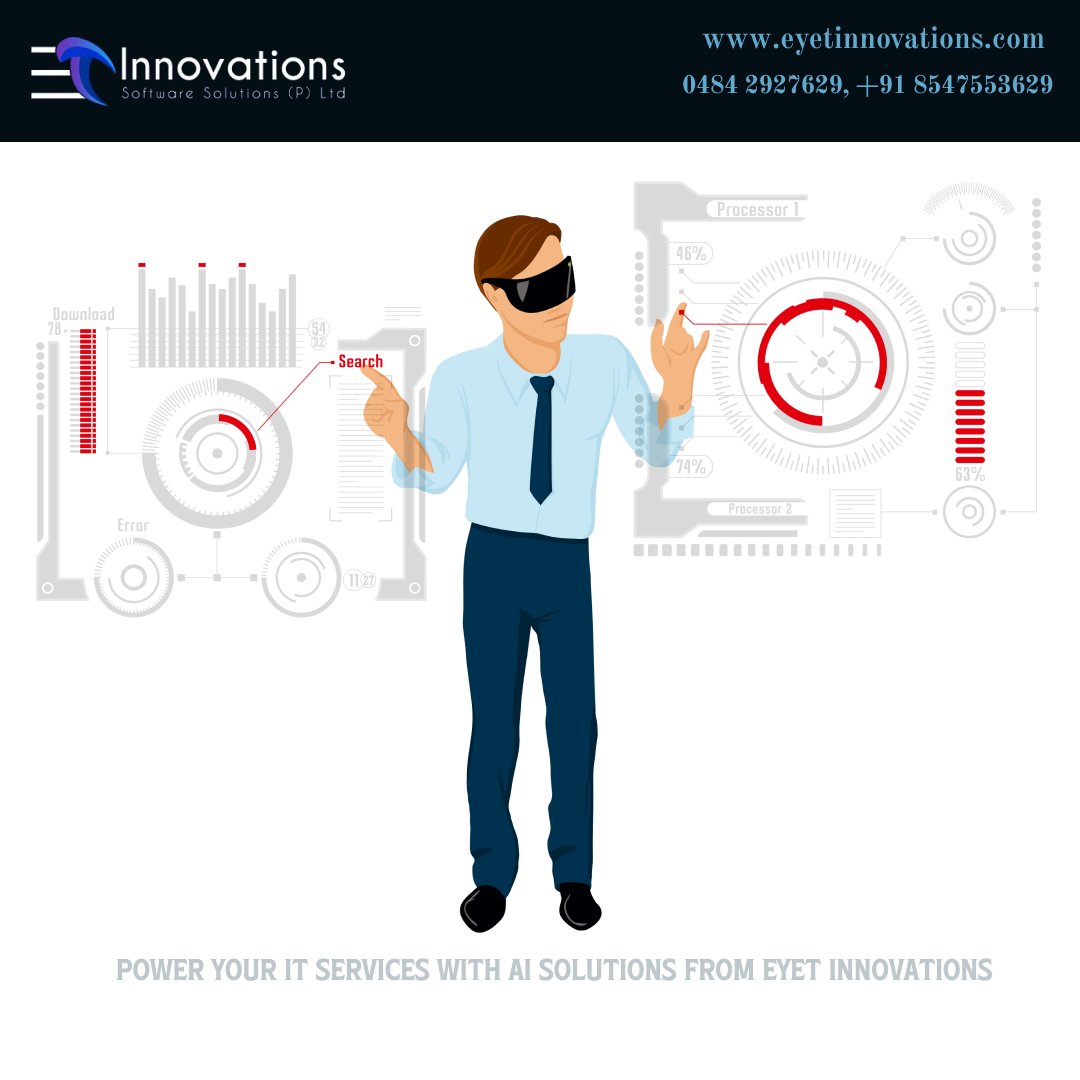 EyetGlobal's tweet photo. AI solutions from EyeT Innovations are designed to automate complex and repetitive tasks, improve decision making, and enhance productivity.
For more information visit https://t.co/WsSPclP2bu
#AI #ML #ArtificialIntelligence #MachineLearning #ERP #ERPSolution https://t.co/o4xEbIdriH