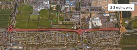 The A259 Roundstone Bypass and it’s junctions will be closed between Mill Lane and A280 Angmering Bypass overnight on 20th – 27th February from 20.00 to 06.00 to surface the road. Diversions will be in place. Full details can also be found on: one.network/public