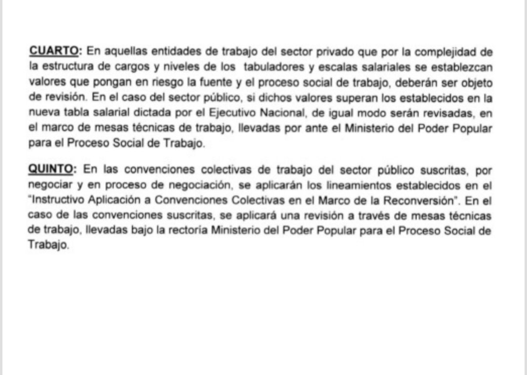MariaesPueblo's tweet photo. ROIG manifiesta estar d acuerdo con CTV en "salario d emergencia" q incluye no incidencia en prestaciones sociales violando CRBV y LOTTT. Pero el gobierno puso su granito d arena en ése camino: MEMORÁNDUM 2792 y su efecto en contratos colectivos. Y la culpa d quién es? De la vaca https://t.co/ee4DhITABl