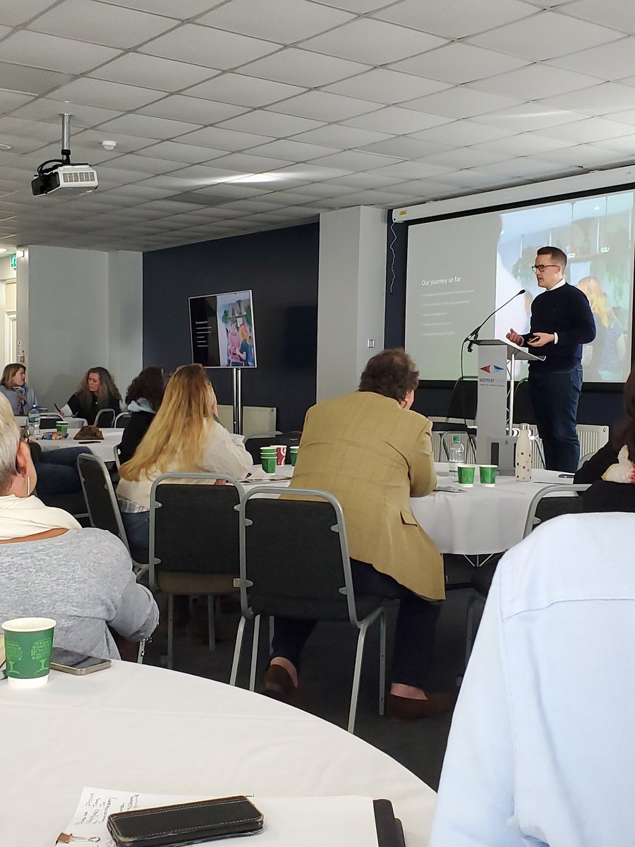 Ben Harper of <a href="/WatergateBay/">Watergate Bay Hotel</a> discussing and encouraging <a href="/BCorpUK/">B Corp UK</a> certification at <a href="/WCTConf/">WestCountryTourConf</a> . We started our own BCorp journey last month and are keen to meet with other Devon based businesses on this journey. Please contact us! #wctconf <a href="/SourceFoodDrink/">The Source trade show</a>