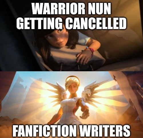 ktymemes's tweet photo. +SMAU writers. thank you for everything that you do. #SaveWarriorNun #WarriorNun https://t.co/KDe1tDRr73