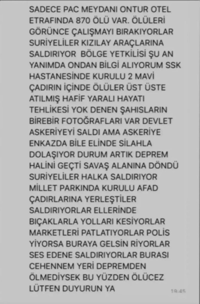 gayederya7's tweet photo. HATAY İSKENDERUNA YARDIM BEKLİYORUZ İNSANLAR ÖLÜYOR ÇARESİZİZ #Turquia #AHBAB #hatayiskenderun @meral_aksener @haluklevent @danlabilic @AFADBaskanlik https://t.co/CxfM5K8fk6