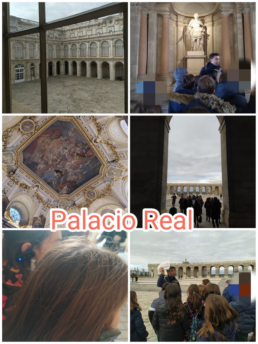 Visita al Palacio Real. Conocemos un poco de la historia real de España. 👑 <a href="/HBSTORREJON/">Humanitas Torrejón</a> #5thgraders