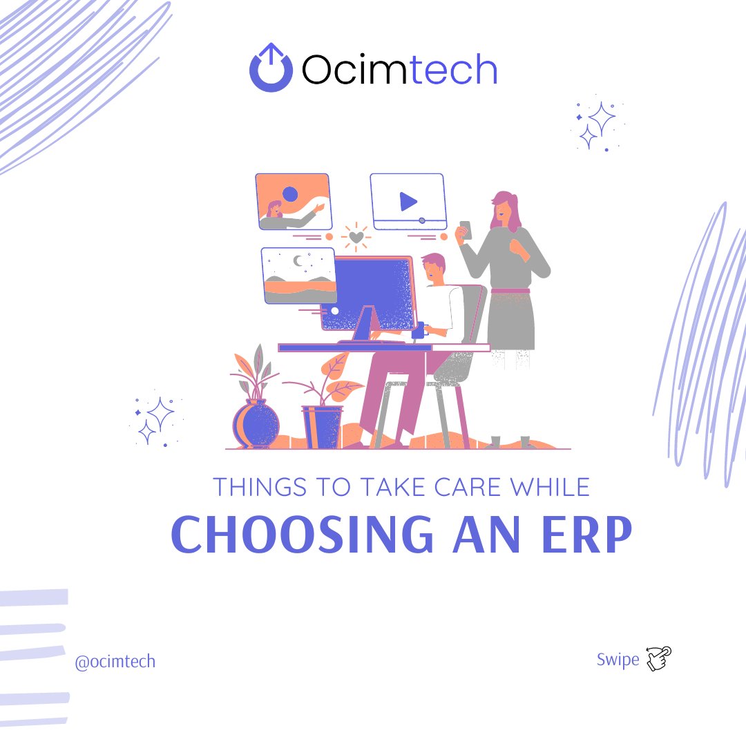ocimtech's tweet photo. Things to take care while choosing an ERP   

#ocimtech #erp #erpdevelopment #erpsoftware #erpsolutions #erpcloud #erpconsultant #erpconsulting #erpsystem #erpimplementation #erpintegration #erpselection https://t.co/Nd4z4rcs0n